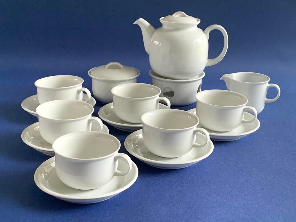 Thomas Trend wit theeservies, Huis en Inrichting, Keuken | Servies, Nieuw, Ophalen of Verzenden, Bord(en), Overige stijlen