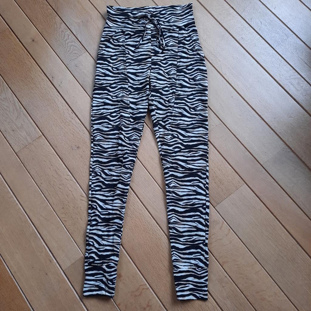 G-MAXX travel broek beige bruin zebrastrepen maat S - nieuw, Maat 38/40 (M), Nieuw, Ophalen of Verzenden, Lang