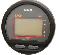 Herstelling LCD display Yamaha F25 - F250 instrument, Watersport en Boten, Ophalen of Verzenden, Gebruikt, Motor en Techniek, Motorboot