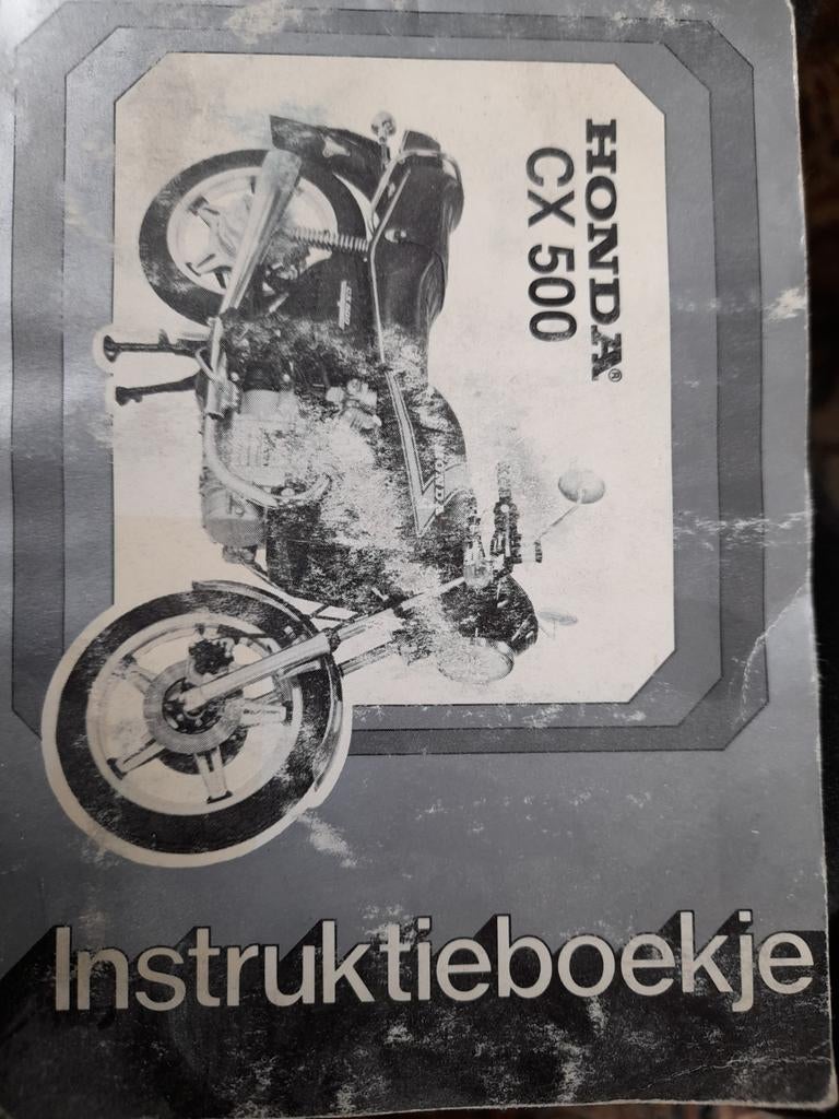 Instructie boekje honda cx 500, Ophalen of Verzenden, Honda