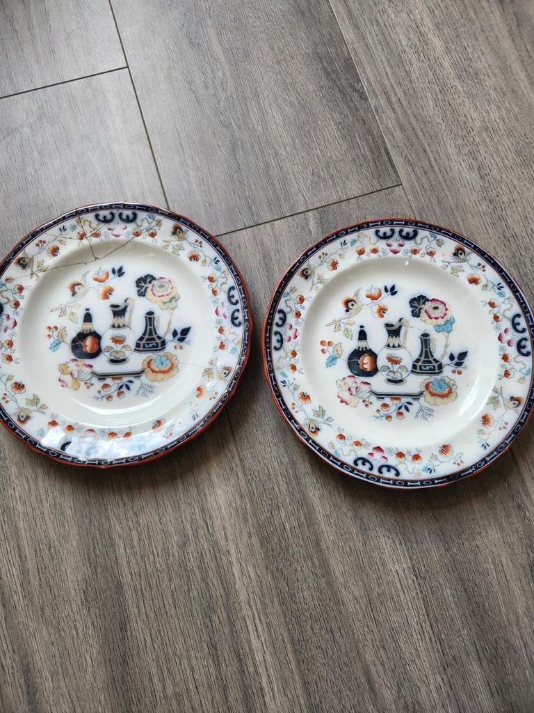 Petrus Regout & Co. Maastricht, Pompeia decor , Antiek en Kunst, Antiek | Servies los, Ophalen of Verzenden