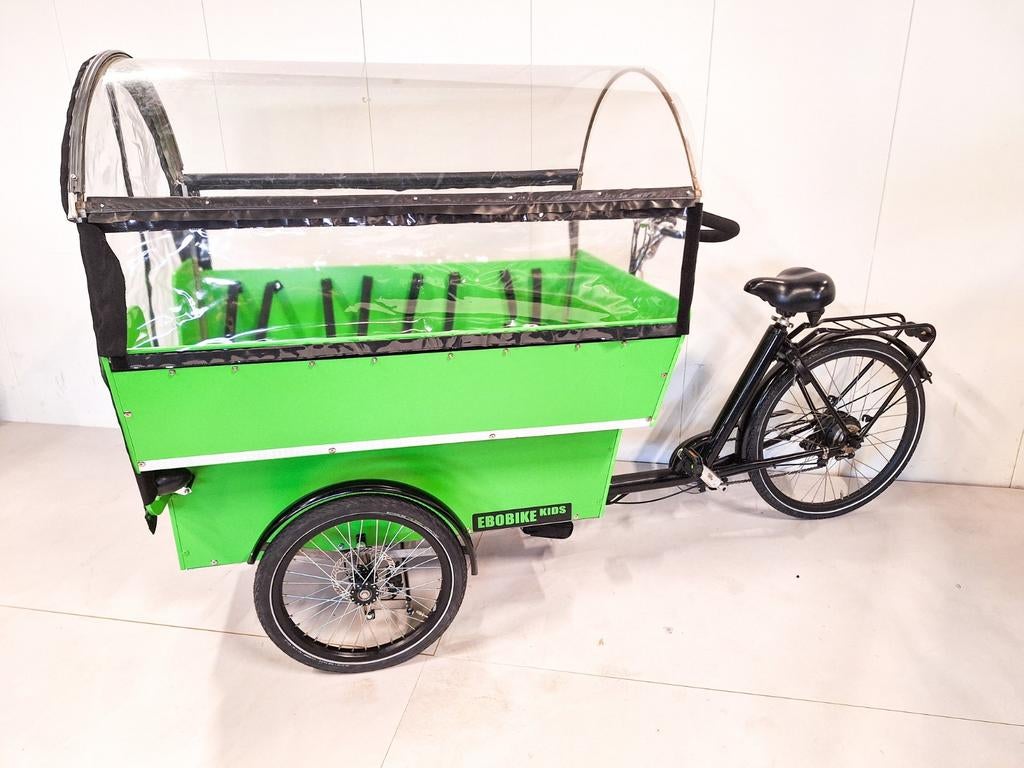 EBOBIKE kids KDV BSO Gastouder Elektrische bakfiets Redding, 4 kinderen of meer, Huif, Nieuw, Ophalen