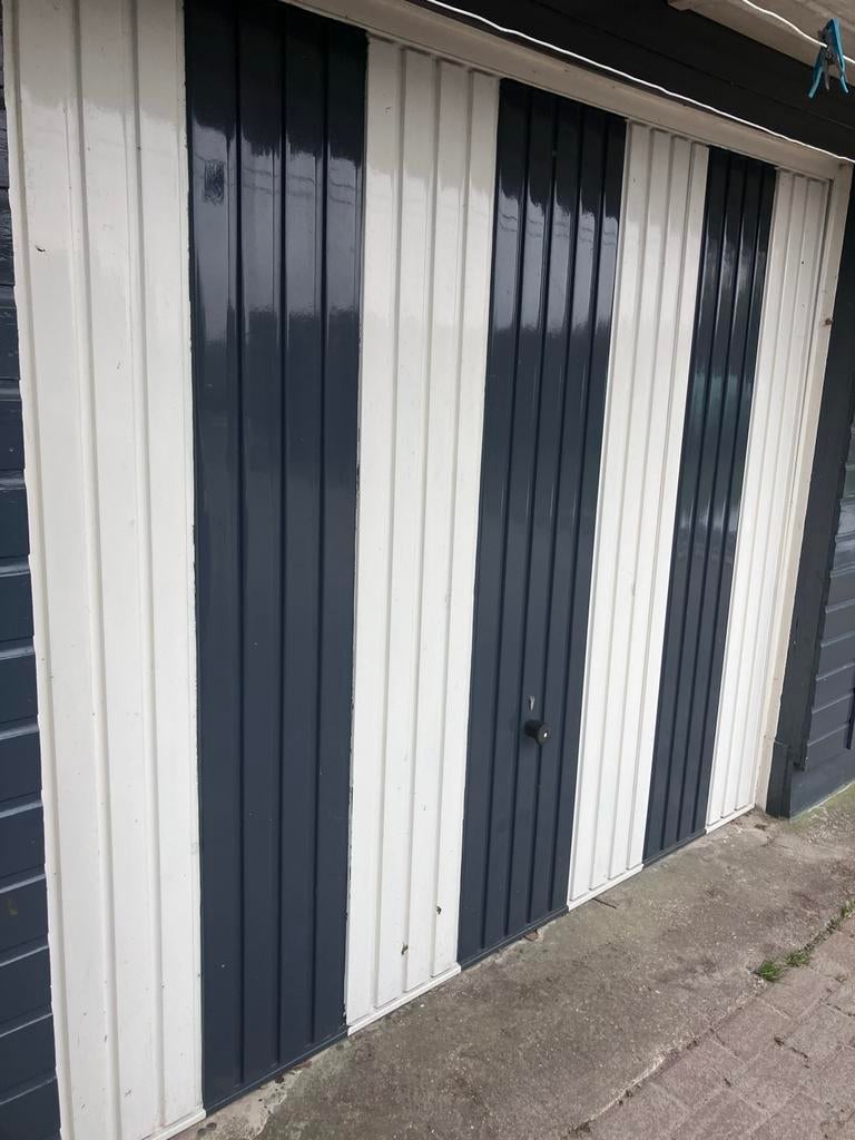 Hormann N80 Garagedeur - Gebruikt 2 stuks, Doe-het-zelf en Verbouw, Deuren en Horren, Ophalen, Gebruikt, 120 cm of meer, Garagedeur