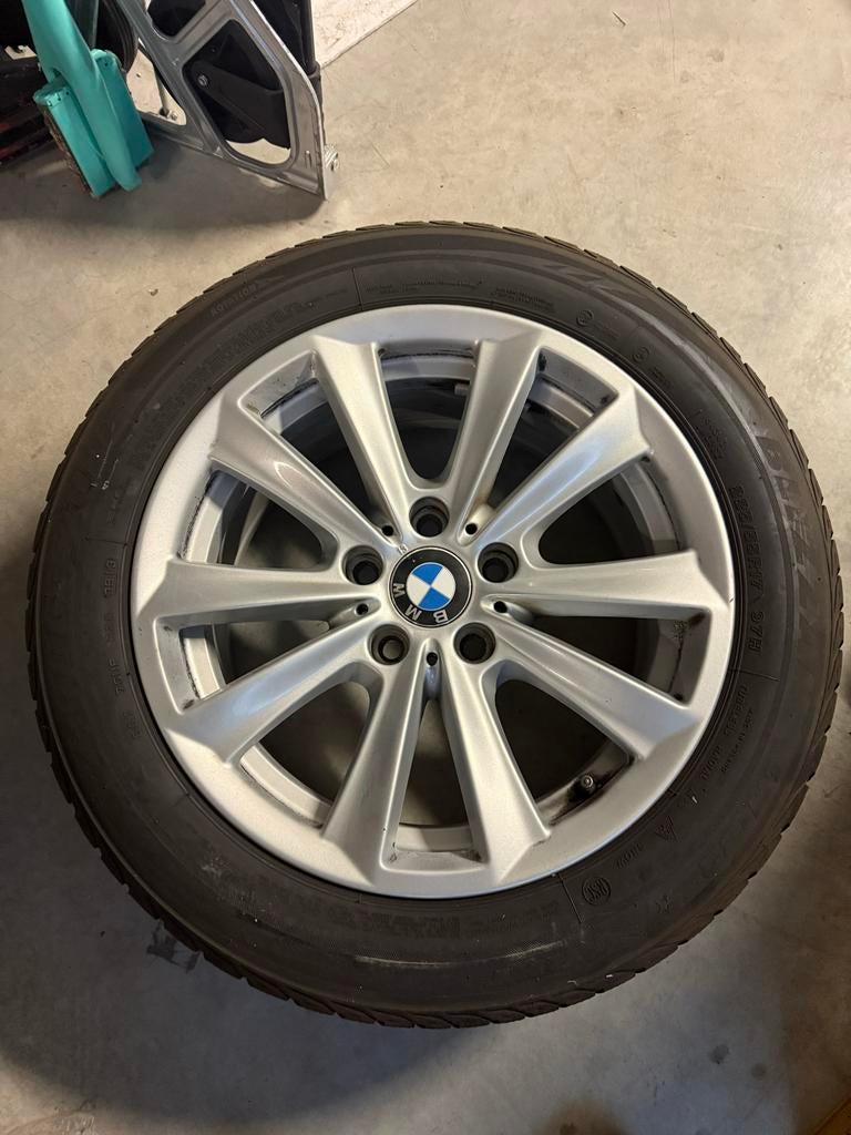 BMW 5 Serie winterbanden / velgen 17 inch, Gebruikt, Banden en Velgen, 17 inch, Personenwagen