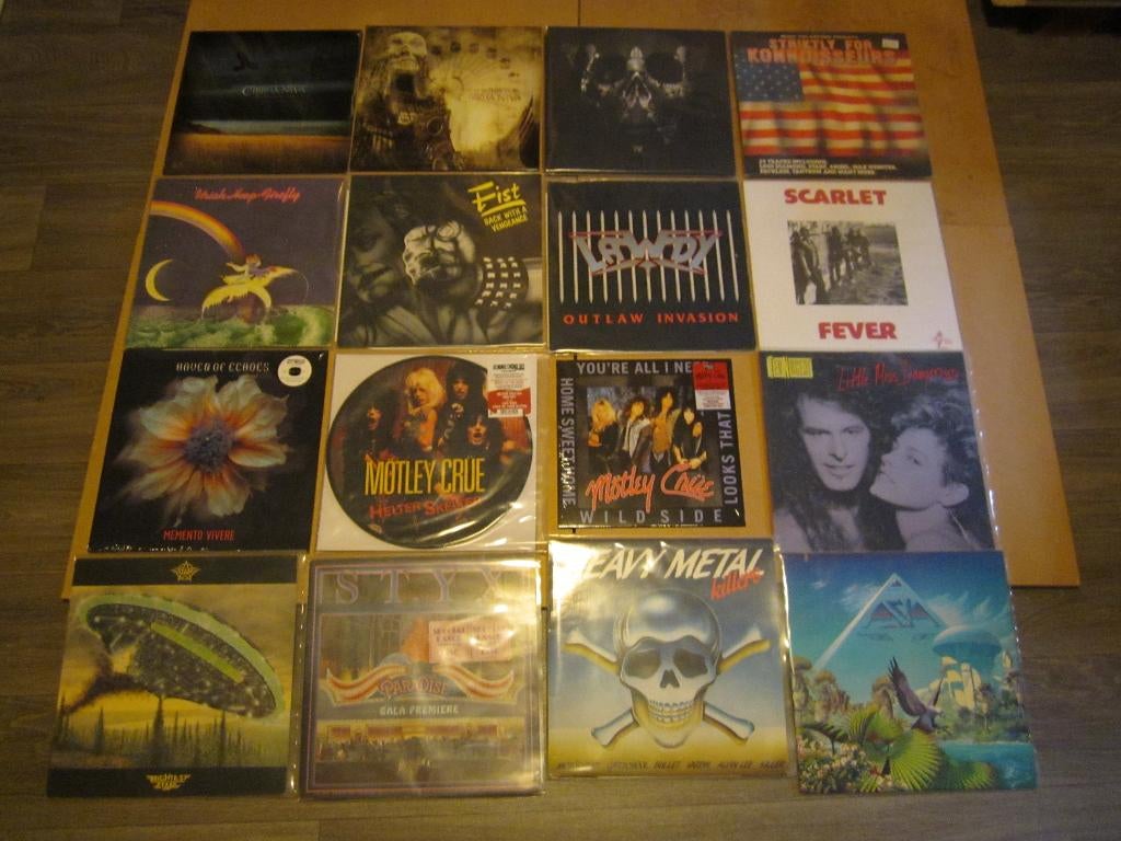 16 Hard Rock en Metal LP's in een uitstekende staat!, Cd's en Dvd's, Vinyl | Hardrock en Metal, Ophalen of Verzenden, Zo goed als nieuw