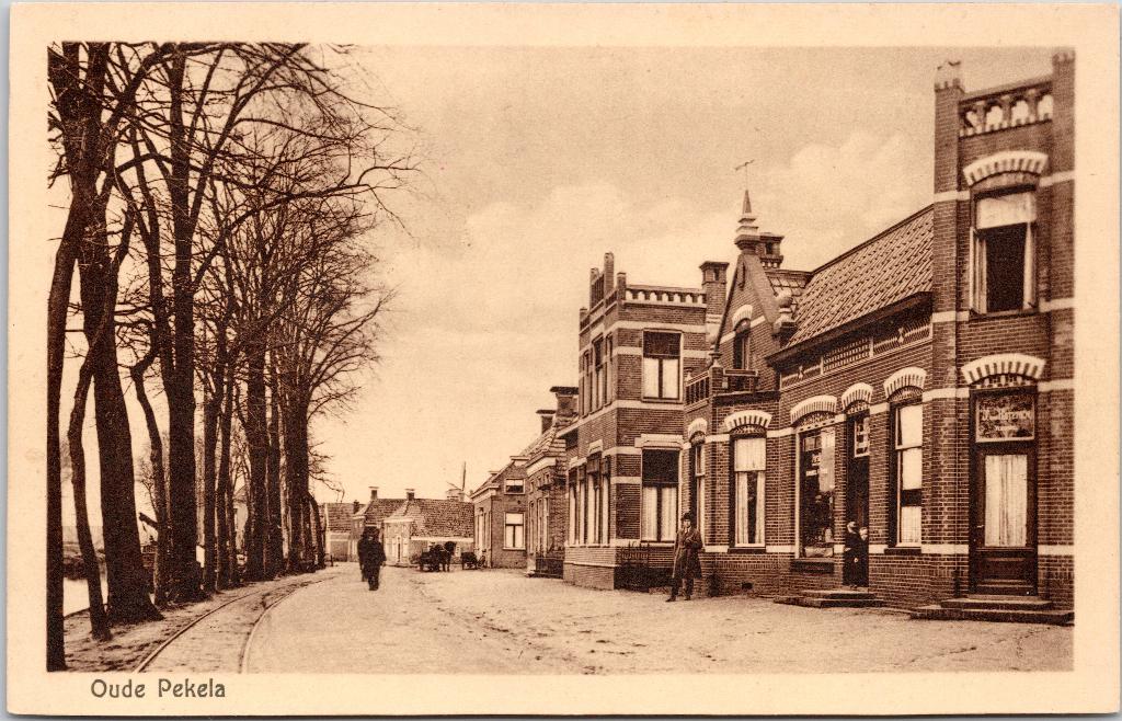 Ansichtkaart: Oude Pekela, Verzamelen, Ansichtkaarten | Nederland, Ongelopen, Groningen, Voor 1920, Verzenden