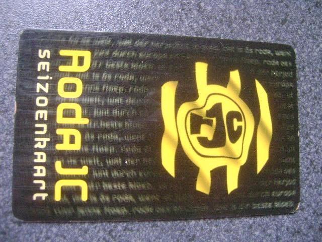 oude RJC seizoenkaart, Ophalen of Verzenden, Gebruikt, Roda JC