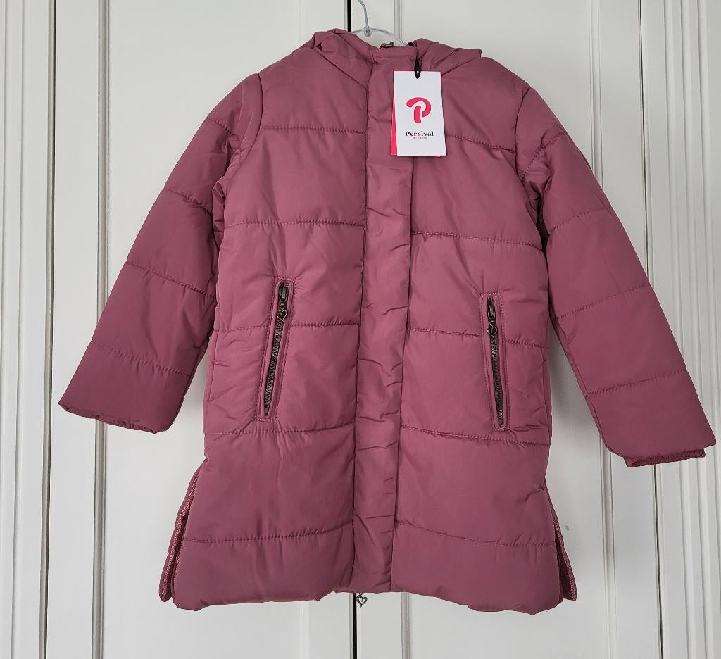 Nieuw! Persival winterjas, meisje, roze, maat 104/110, Persival, Meisje, Nieuw, Ophalen of Verzenden