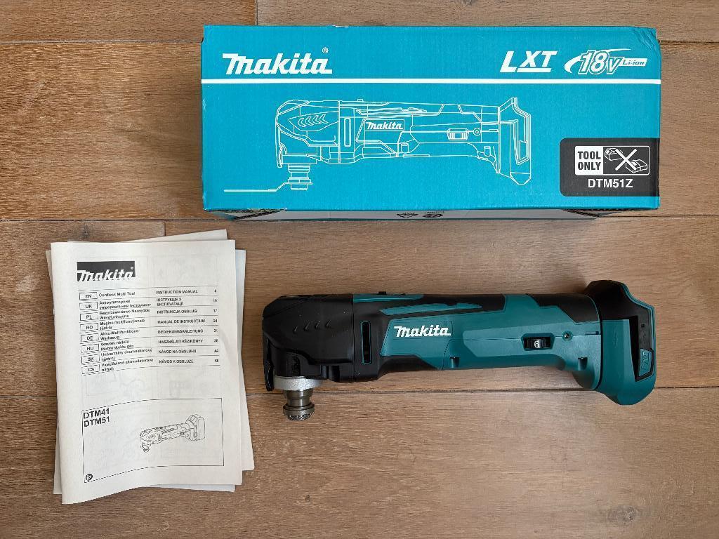 Makita DTM51 18v Li-ion accu multitool multimaster body, Doe-het-zelf en Verbouw, Gereedschap | Handgereedschap, Info@makita.nl