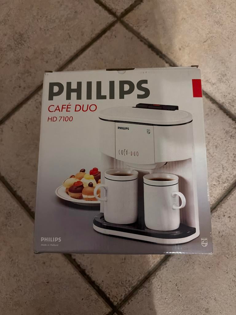 Philips Café Duo Koffiemachine - Perfect voor 2 kopjes!, Ophalen, Afneembaar waterreservoir, Gemalen koffie, 2 tot 4 kopjes
