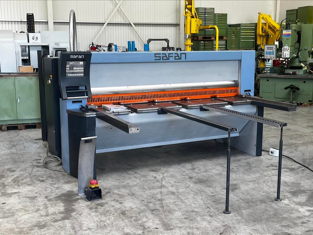 Safan HT 255-4 TS hydraulische guillotineschaar plaatschaar, Gebruikt, Safan, Safan, Safan