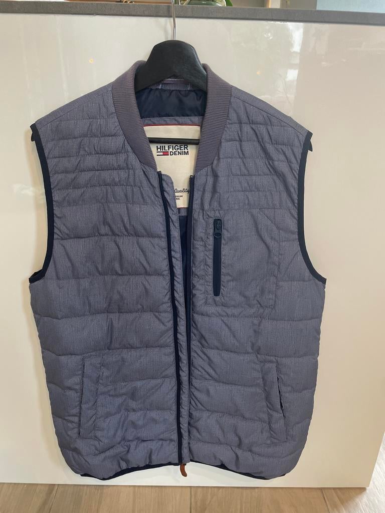Bodywarmer Tommy Hilfiger zgan maat L, Ophalen of Verzenden, Zo goed als nieuw, Blauw