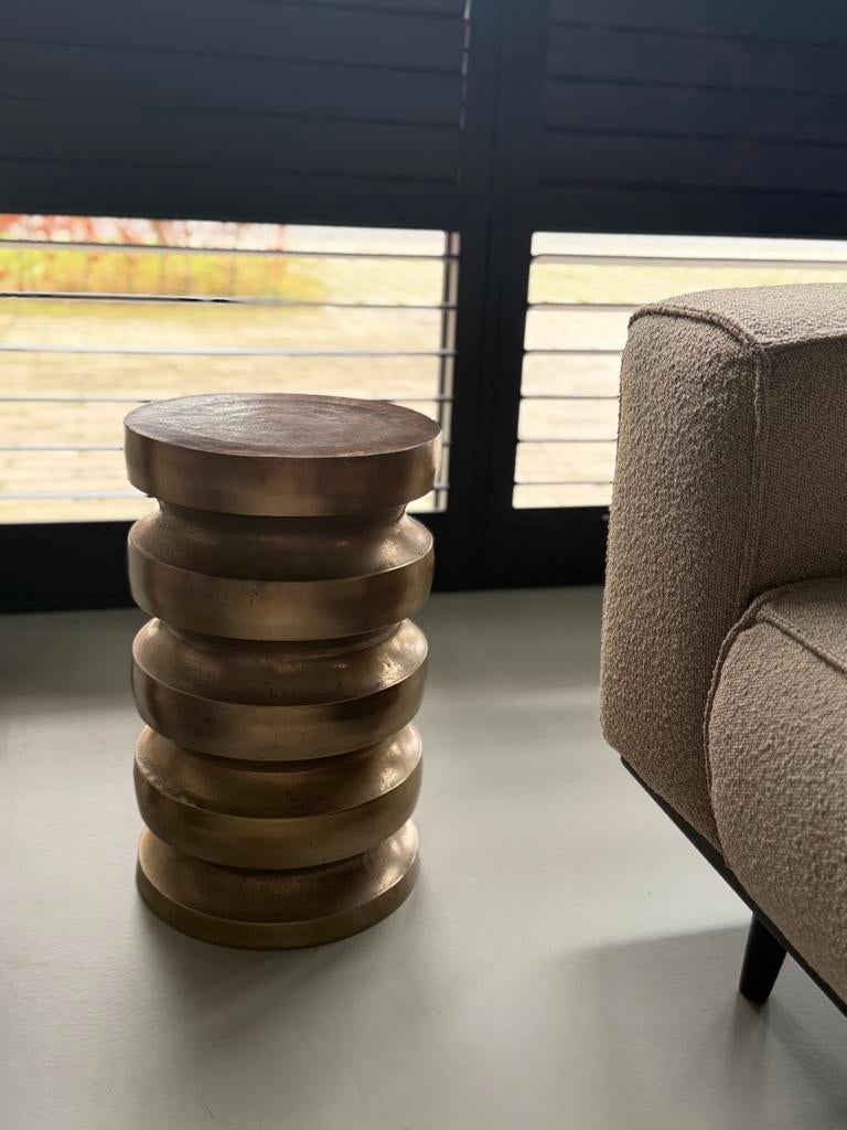 Riverdale bijzettafel, Huis en Inrichting, Ophalen, Gebruikt, 50 tot 100 cm, Rond