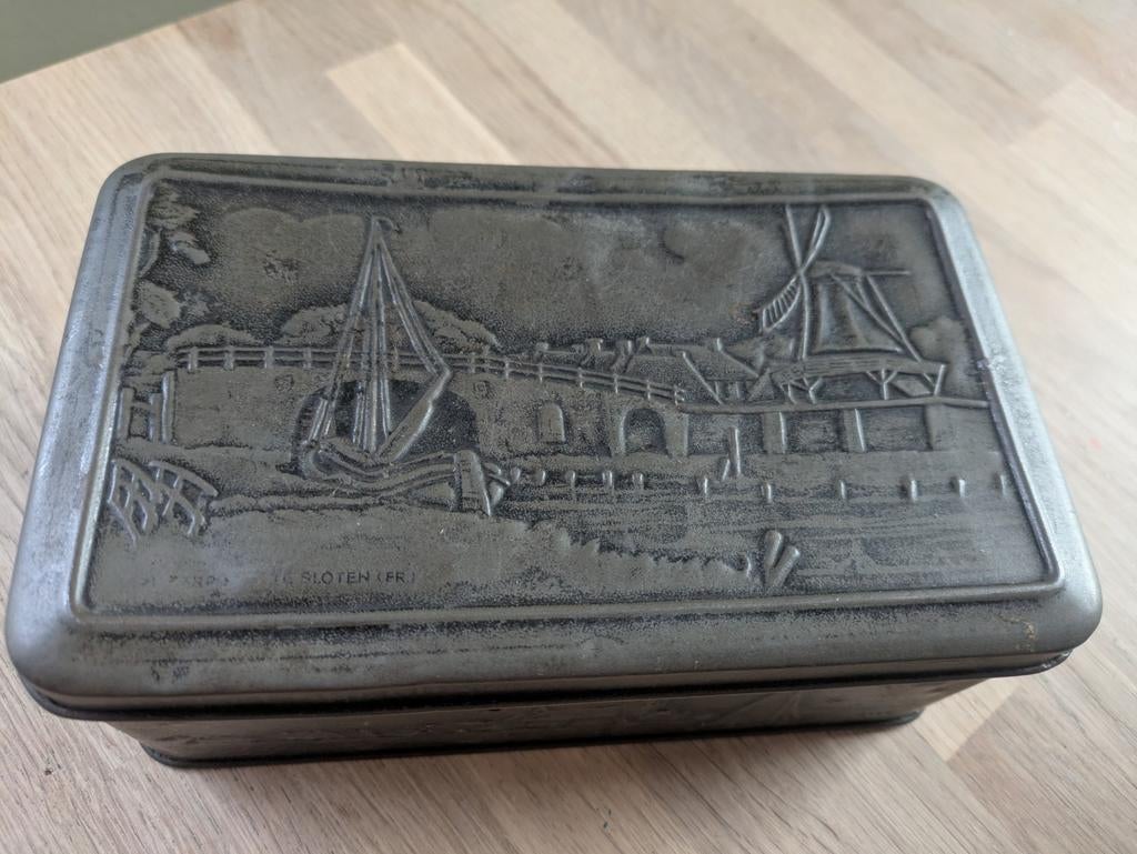 Vintage Douwe Egberts blik, Ophalen of Verzenden, Gebruikt, Koffie, Douwe Egberts