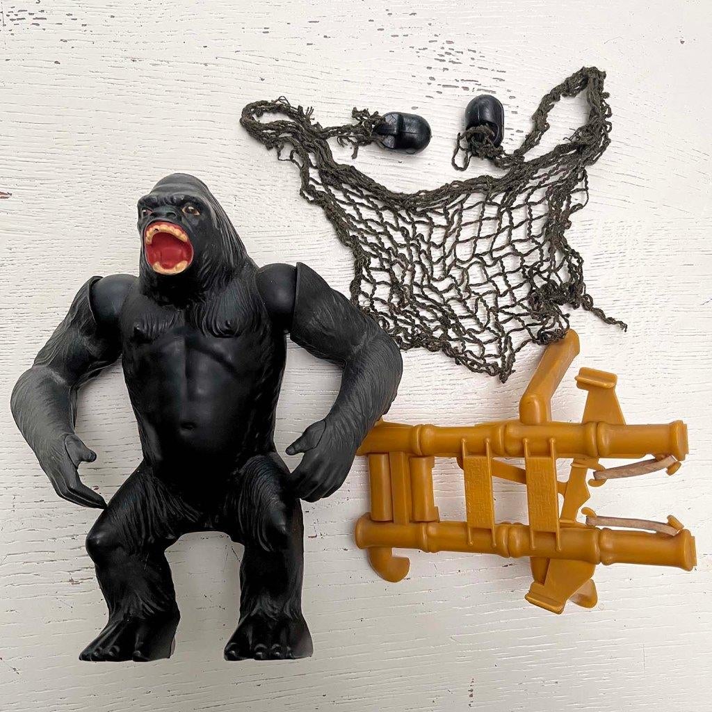 Vintage Mattel Big Jim Jungle Adventure gorilla, Kinderen en Baby's, Speelgoed | Actiefiguren, Gebruikt, Ophalen of Verzenden