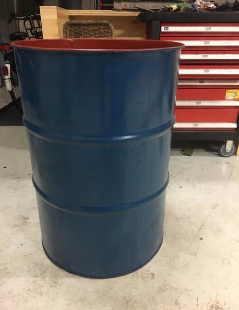 Brandton | Olievat | Vuurton open 200 liter, Ophalen, Zo goed als nieuw
