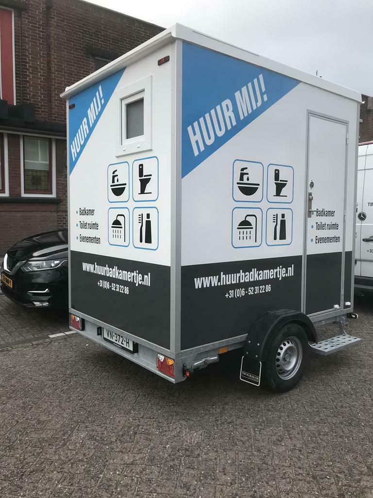 Mobiele badkamer, Ophalen