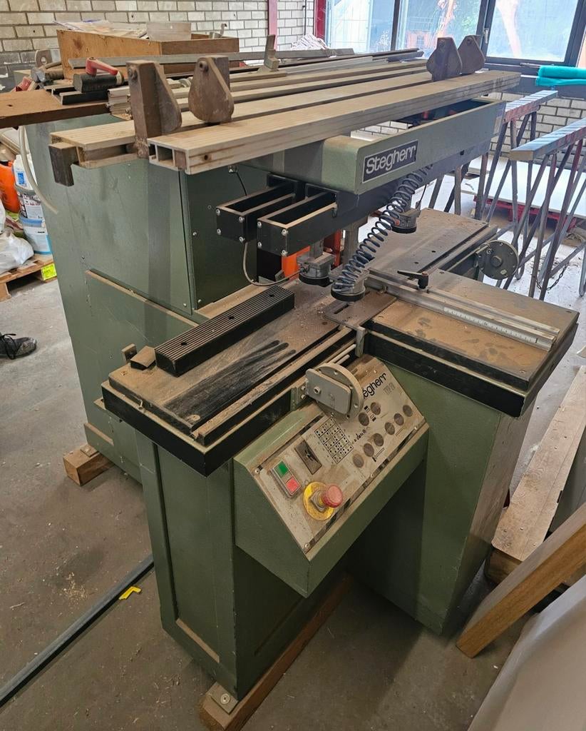 Stegherr Type FD Raam-deuvelboormachine, Ophalen