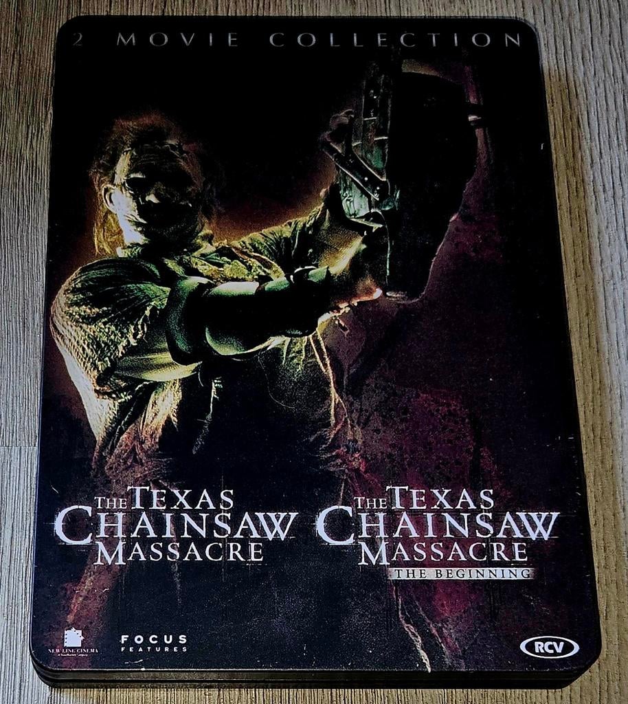 Texas Chainsaw Massacre - 2-Movie Collectie, Cd's en Dvd's, Dvd's | Horror, Vanaf 16 jaar, Ophalen of Verzenden, Zo goed als nieuw