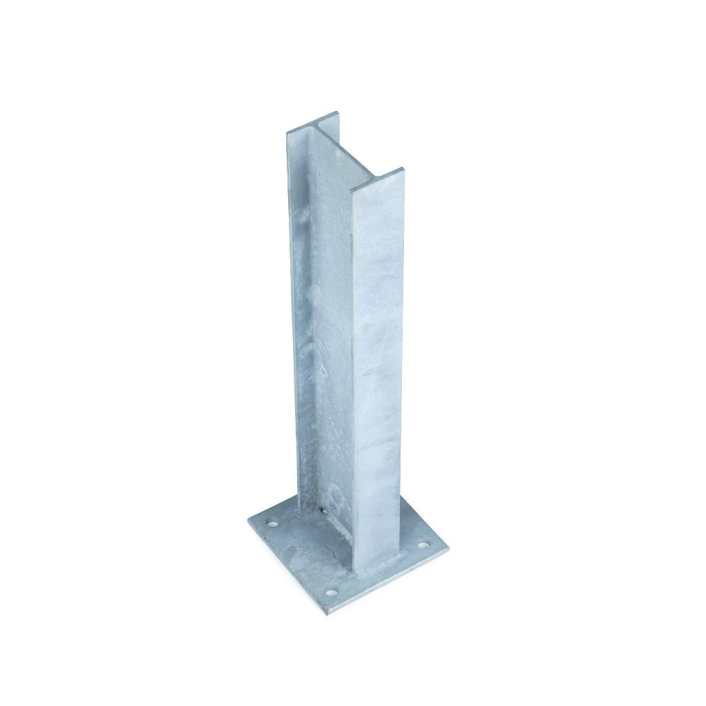 Vangrailpaal 350 mm paal met voetplaat steunpaal paal, Ophalen, Nieuw, Minder dan 180 cm, Palen
