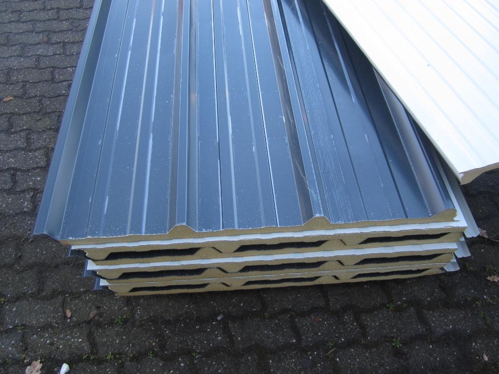 sandwich panelen dak 30/70 mm dik , Ral 7016 antraciet, Doe-het-zelf en Verbouw, Platen en Panelen, Nieuw, Overige materialen