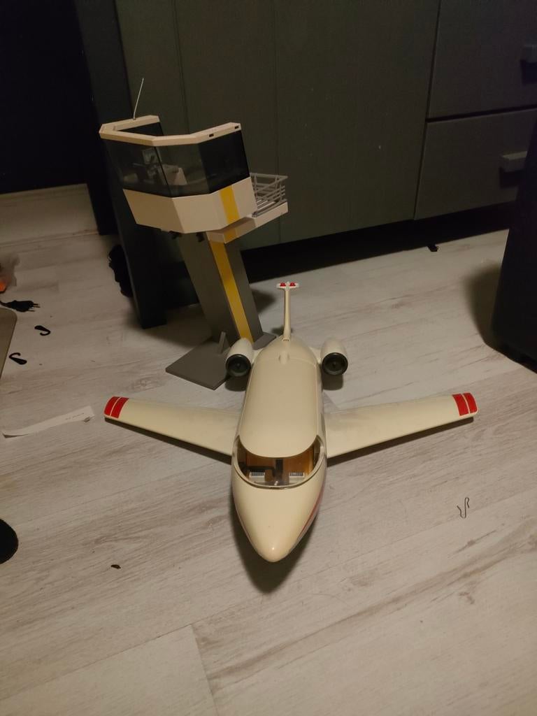 Playmobil Uitkijktoren & Vliegtuig - Niet Compleet, Ophalen of Verzenden, Gebruikt, Jongen of Meisje