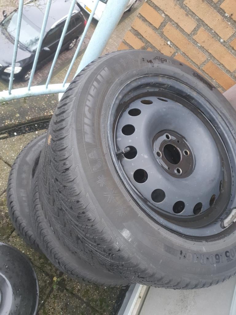 Michelin Alpin 5 Winterbanden 205/60 R16, Ophalen of Verzenden, Gebruikt