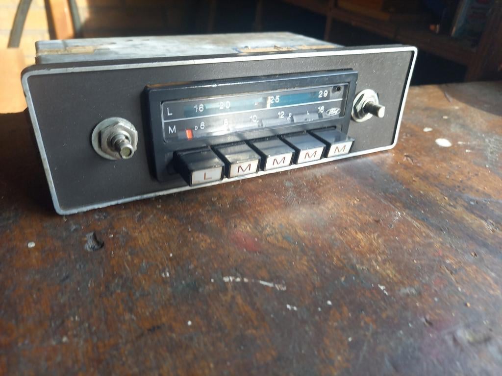 Oldtimer FORD RADIO BLAUPUNKT HAMBURG  1976, Ophalen of Verzenden