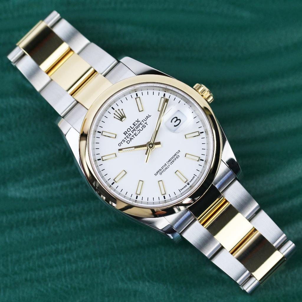 Rolex Datejust 36 staal goud 126203 (Zeer goed/ 2019), Staal, Polshorloge, Ophalen of Verzenden, Zo goed als nieuw