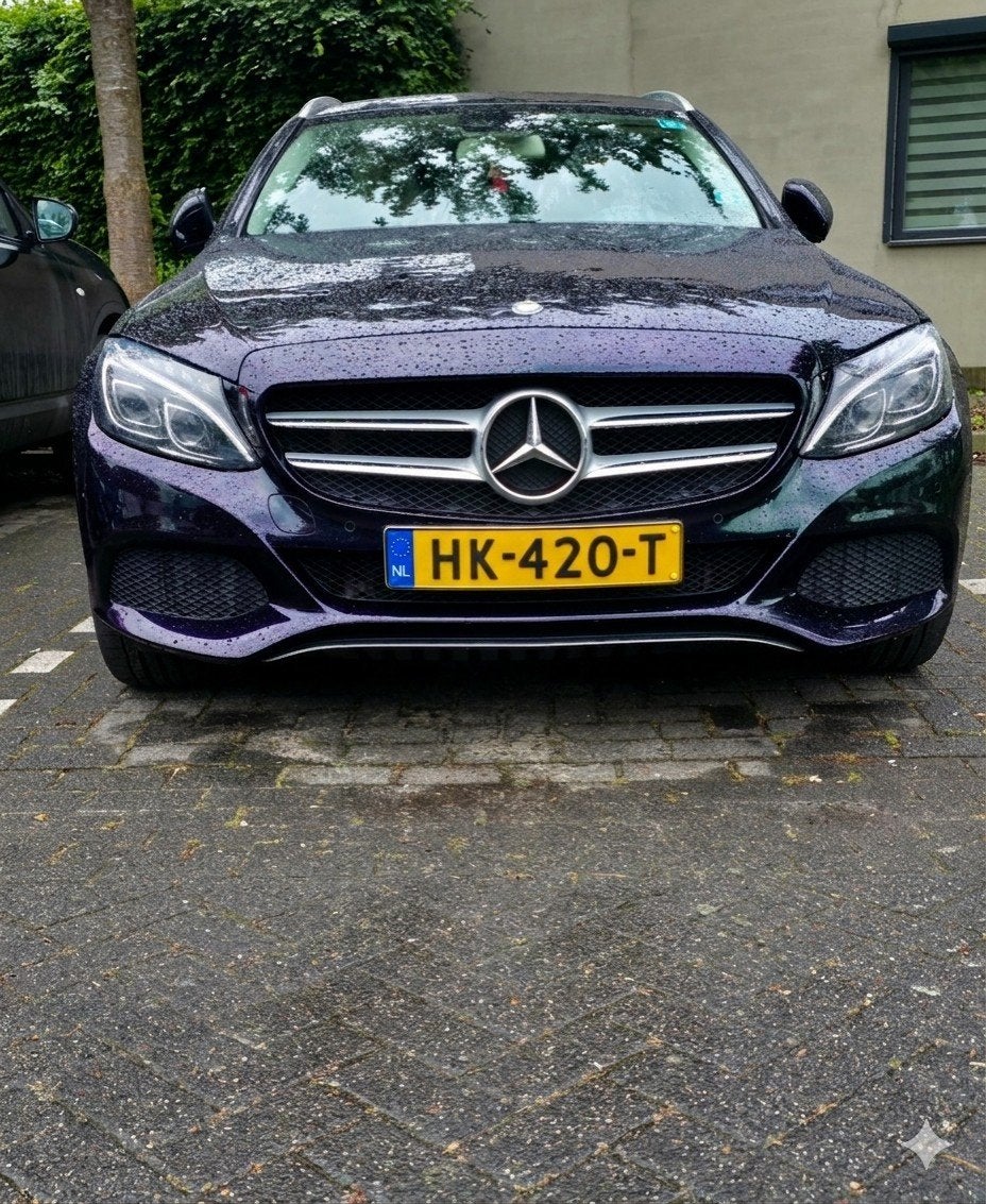 Mercedes-Benz C-Klasse C350 e Plug-in Hybrid 279pk 7G-TRONIC, Auto's, Automaat, Achterwielaandrijving, Beige, Zwart