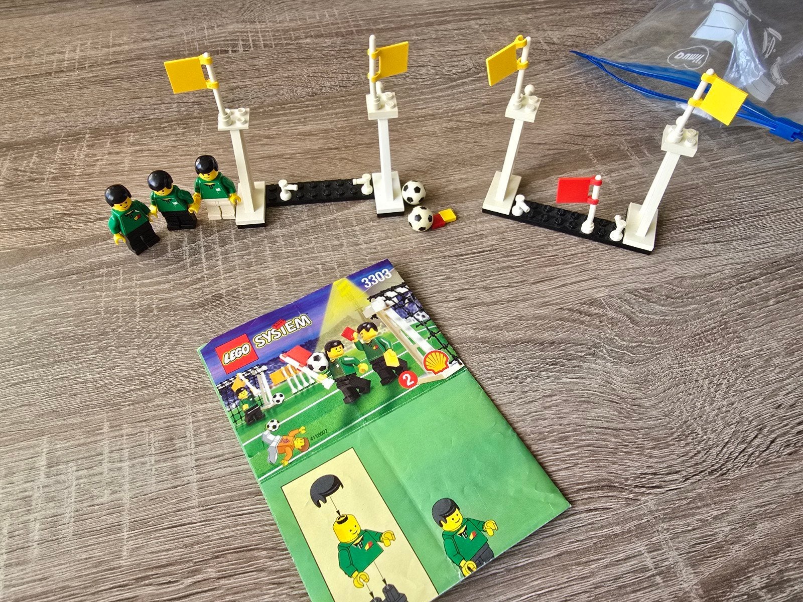 Lego System 3303 Voetbal Set met Minifiguren en Instructies, Kinderen en Baby's, Ophalen of Verzenden