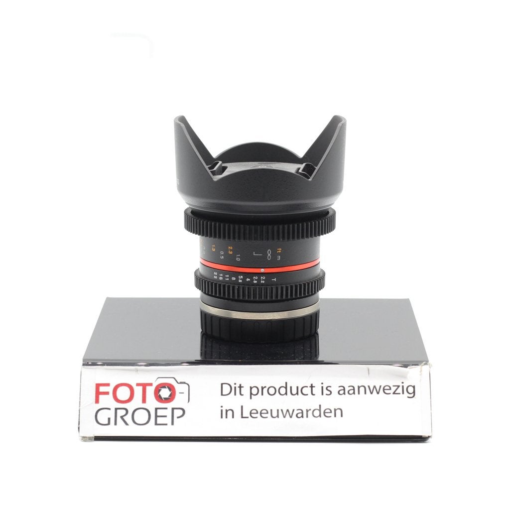 Samyang 12mm T2.2 CINE (NSC) Canon-M (Occasion Leeuwarden), Audio, Tv en Foto, Foto-Groep, Luttekepoortstraat 26 3841 AX Harderwijk
