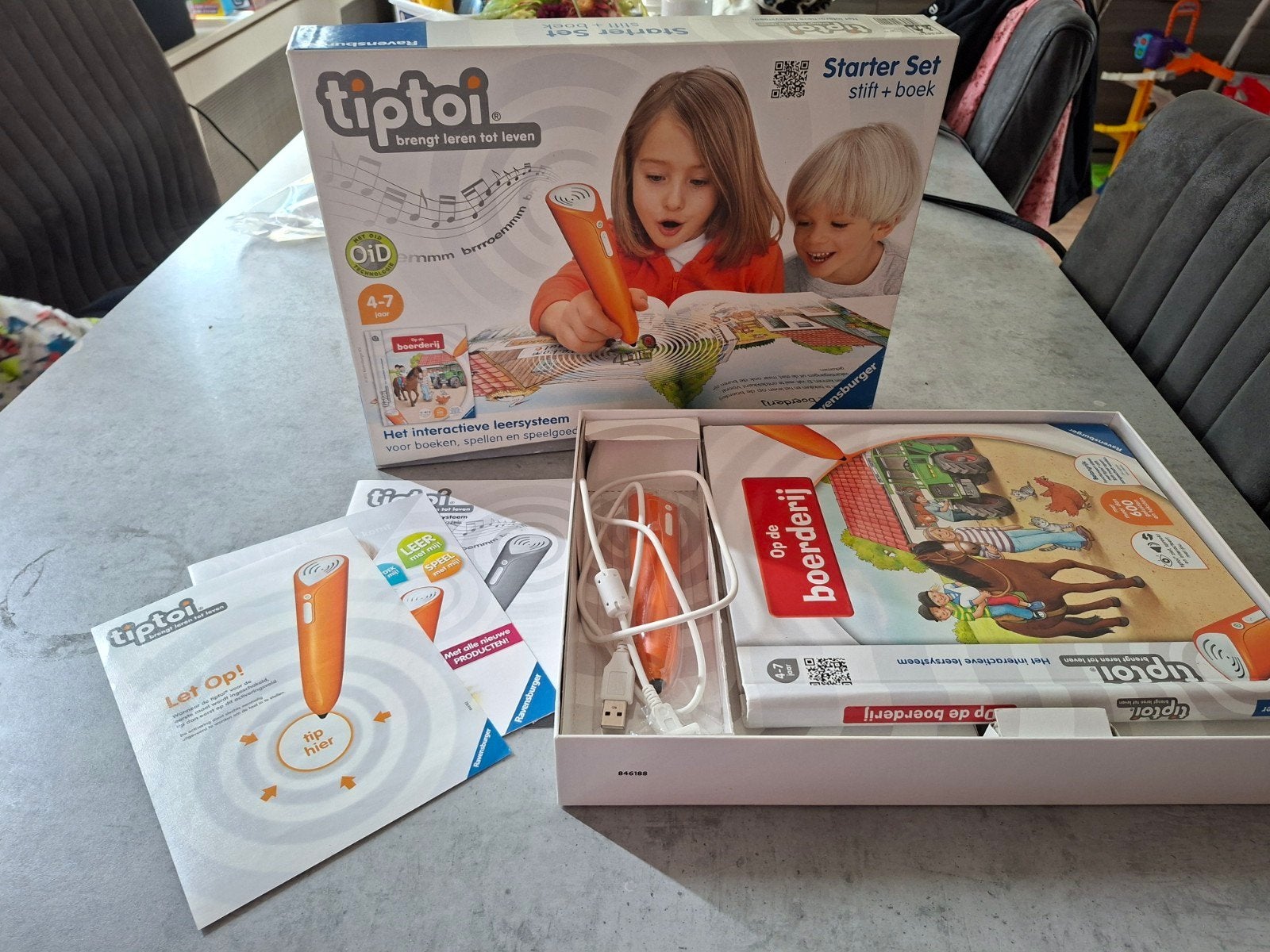 Tiptoi startset op de boerderij incl pen / stift, Kinderen en Baby's, Speelgoed | Educatief en Creatief, Ophalen of Verzenden