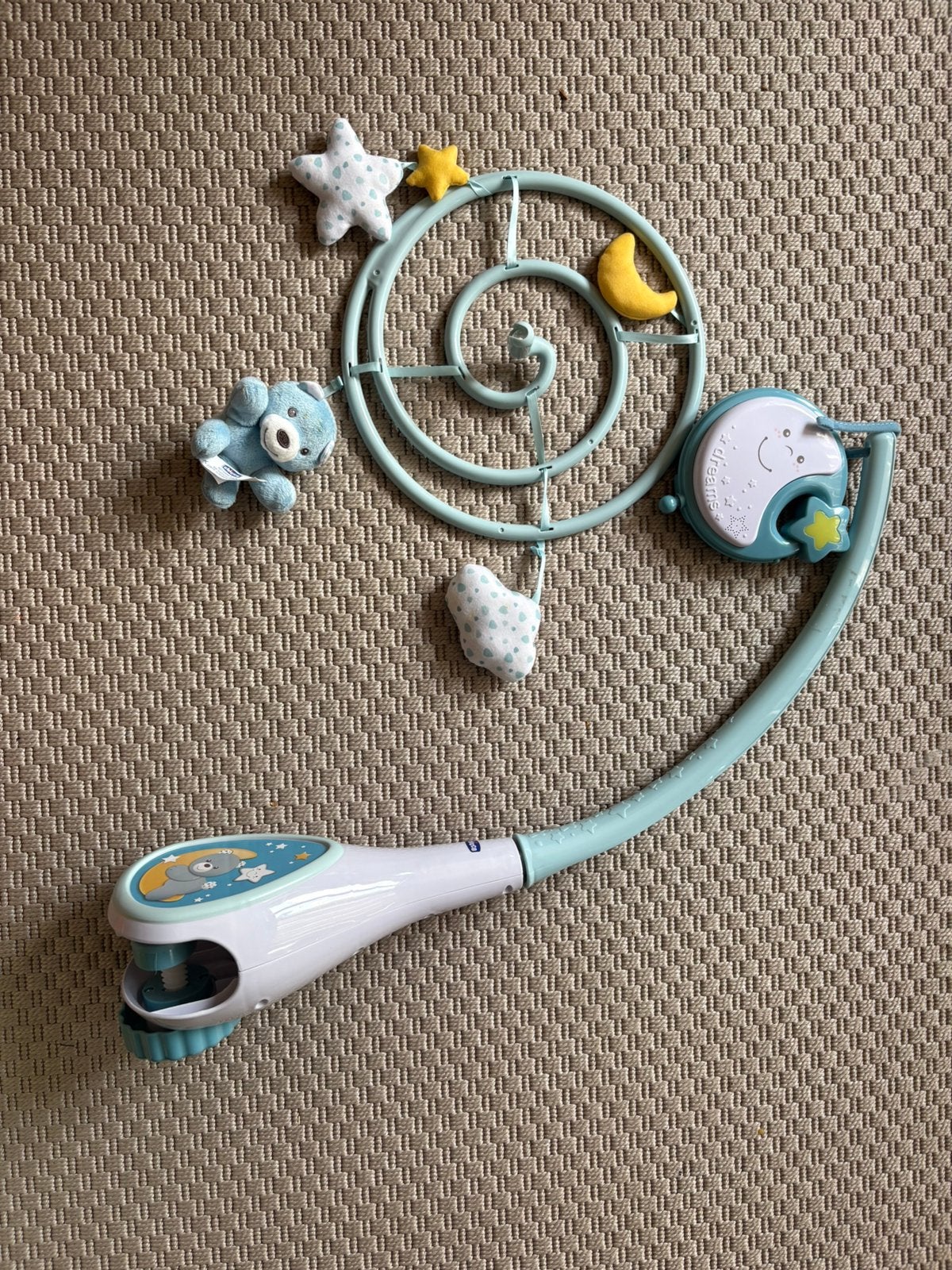 Chicco Next2Dreams Muziek baby mobiel blauw, Kinderen en Baby's, Ophalen, Overige typen