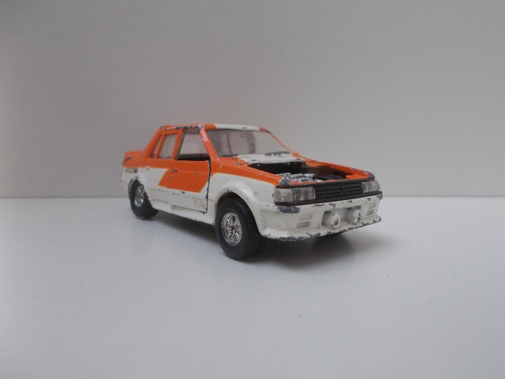 6123 Mitsubishi Lancer 2000 Rally Turbo Yonezawa Diapet Toys, Hobby en Vrije tijd, Modelauto's | 1:43, Ophalen of Verzenden, Gebruikt