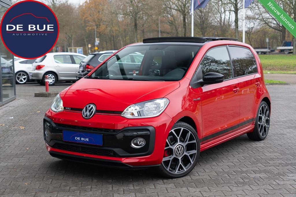 Volkswagen Up! 1.0 TSI GTI|1ste Eig.|5-deurs|Panoramadak|Air, 970 kg, Stof, Gebruikt, Traction-control