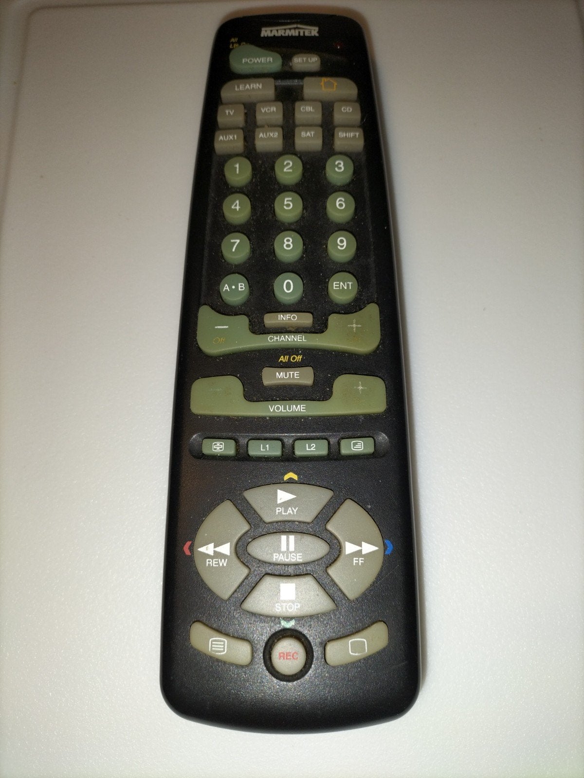 Marmitek UR19A 6-in-1 Universele Afstandsbediening IR/RF, Audio, Tv en Foto, Afstandsbedieningen, Ophalen of Verzenden, Gebruikt