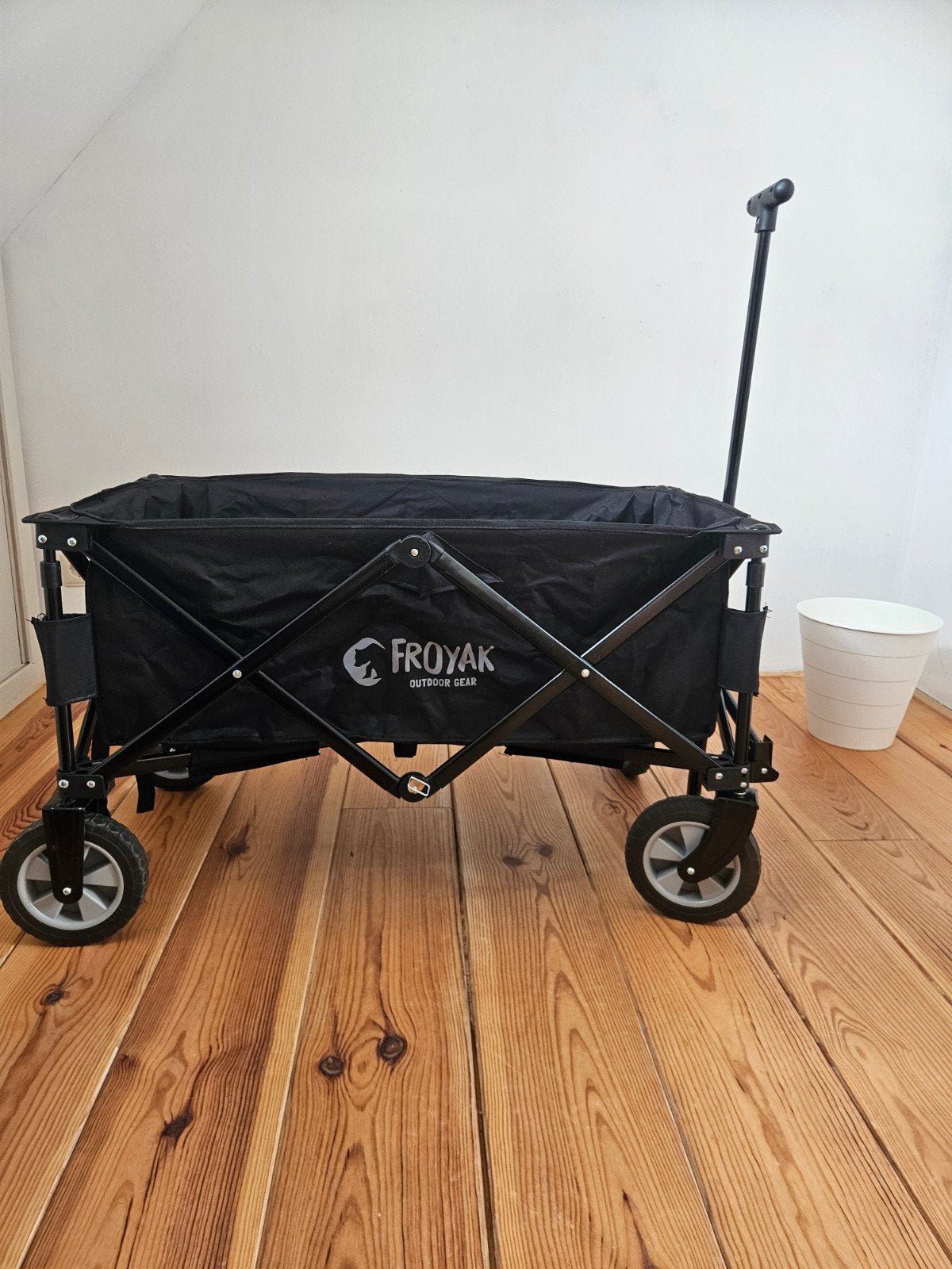 Froyak Opvouwbare Bolderkar - Zwart, Caravans en Kamperen, Bolderkarren, Ophalen, Nieuw