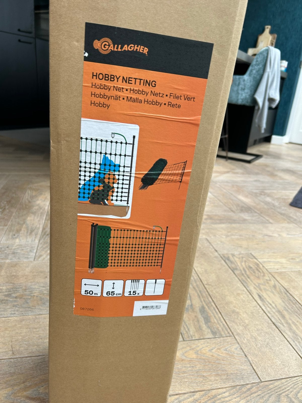 Gallagher Hobby Net Schapennet 50m - Nieuw in doos!, Ophalen of Verzenden, Nieuw, Kunststof, Gaashekwerk