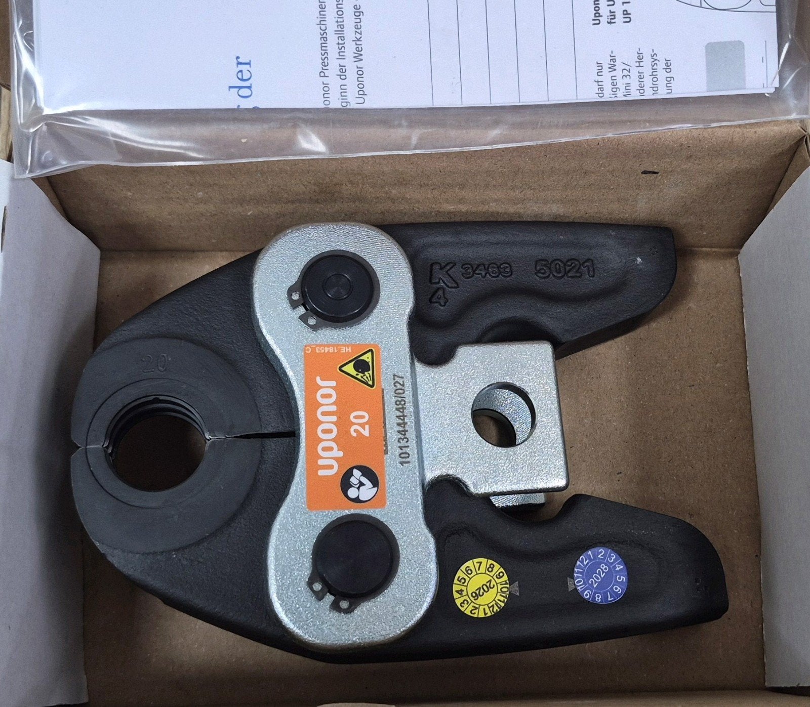 Uponor Persbek 20mm NIEUW, Ophalen of Verzenden, Nieuw