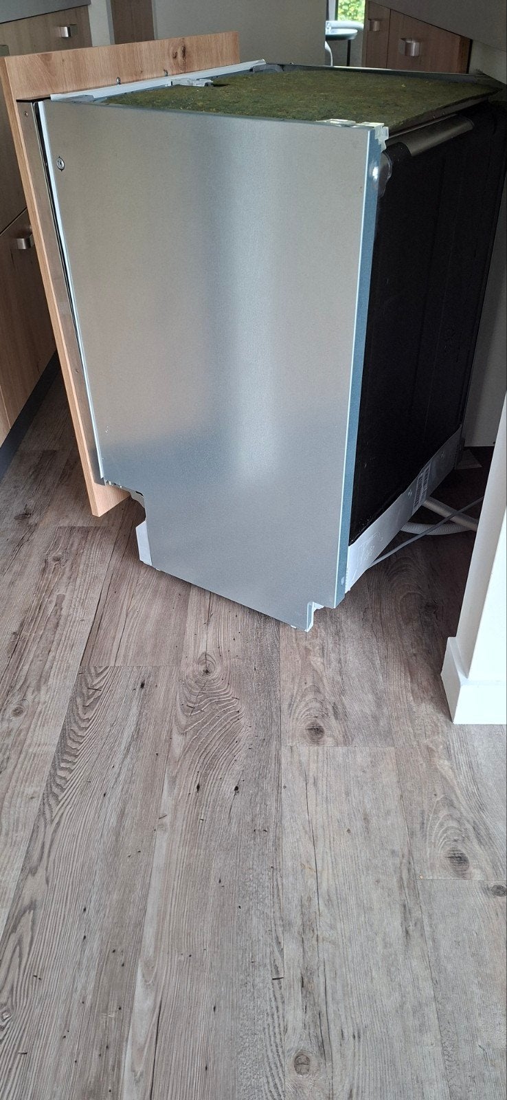 Siemens Zeolith Inbouw Vaatwasser met beschadigde deur, Ophalen, 60 cm of meer, Minder dan 10 liter, Inbouw