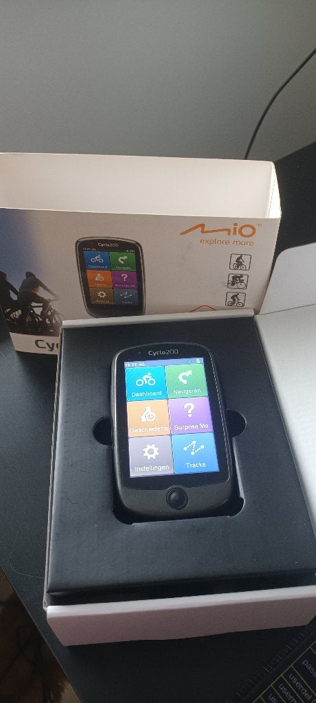 Mio Cyclo200 fietsnavigatie, Ophalen, Draadloos, Gebruikt