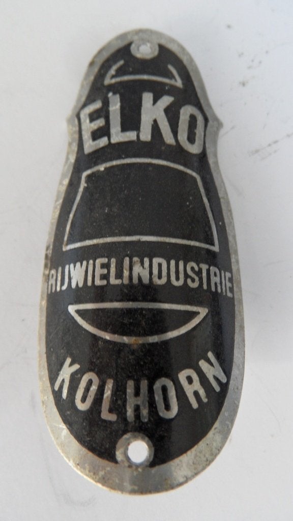 ELKO oldtimerrijwiel Kolhorn balhoofdplaat, Verzenden, Gebruikt, Gebruiksvoorwerp