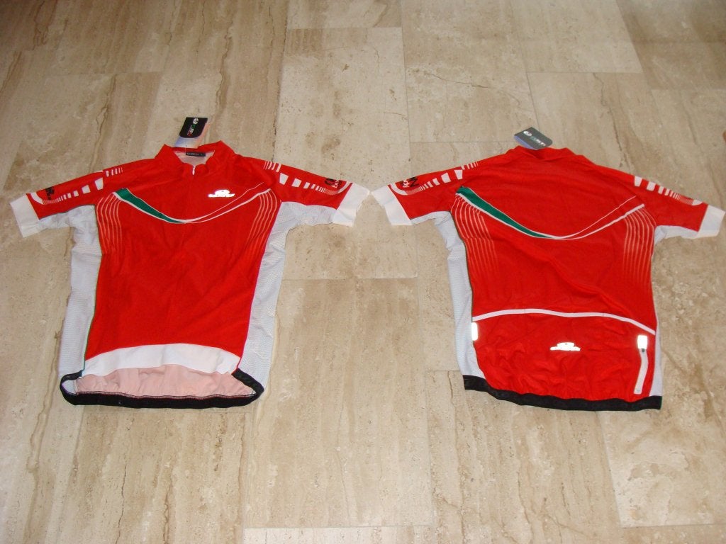 Nieuw wielren shirt van Giessegi M rood/wit, Nieuw, Ophalen of Verzenden, GSG, Bovenkleding