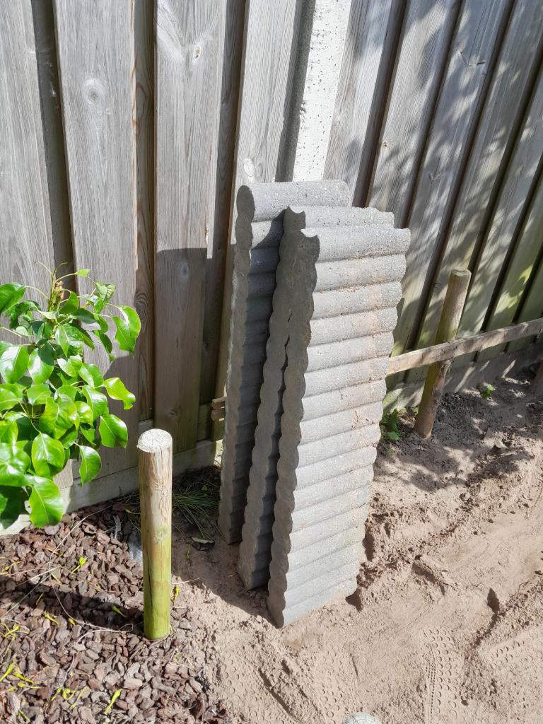 palissade, Ophalen, Gebruikt, Border, Beton