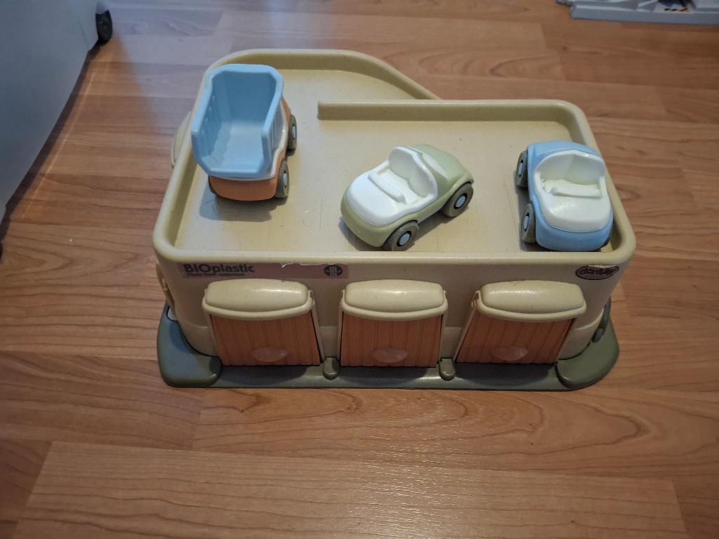 Dantoy autogarage BIO plastic, Kinderen en Baby's, Speelgoed | Overig, Ophalen, Zo goed als nieuw, Jongen of Meisje
