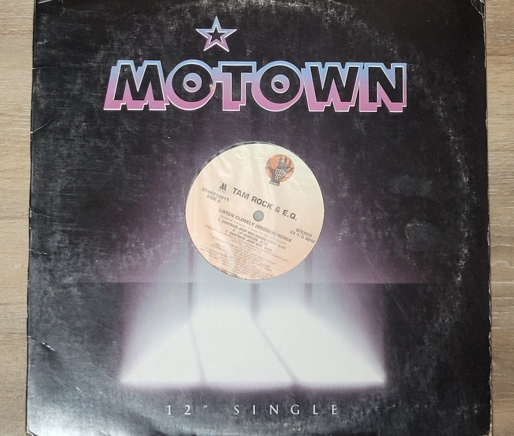 Tam Rock & E.Q. – Listen Closely (Bozack) (Remix), Ophalen of Verzenden, Zo goed als nieuw, 12 inch