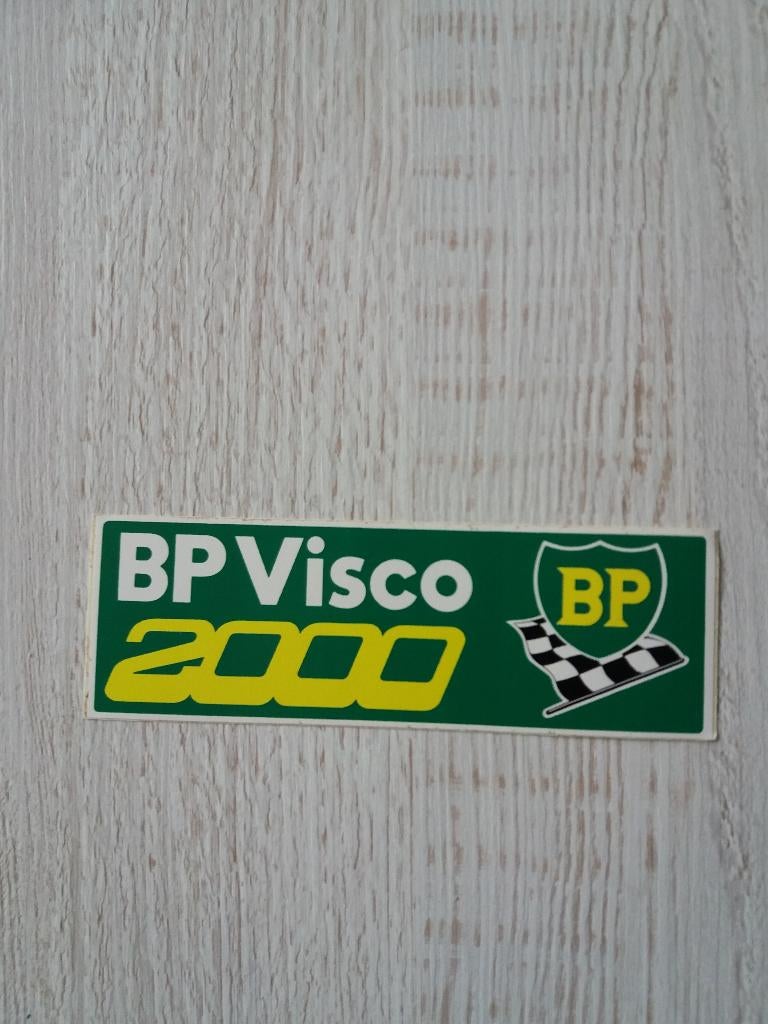 sticker BP Visco 2000, Ophalen of Verzenden, Zo goed als nieuw, Bedrijf of Vereniging