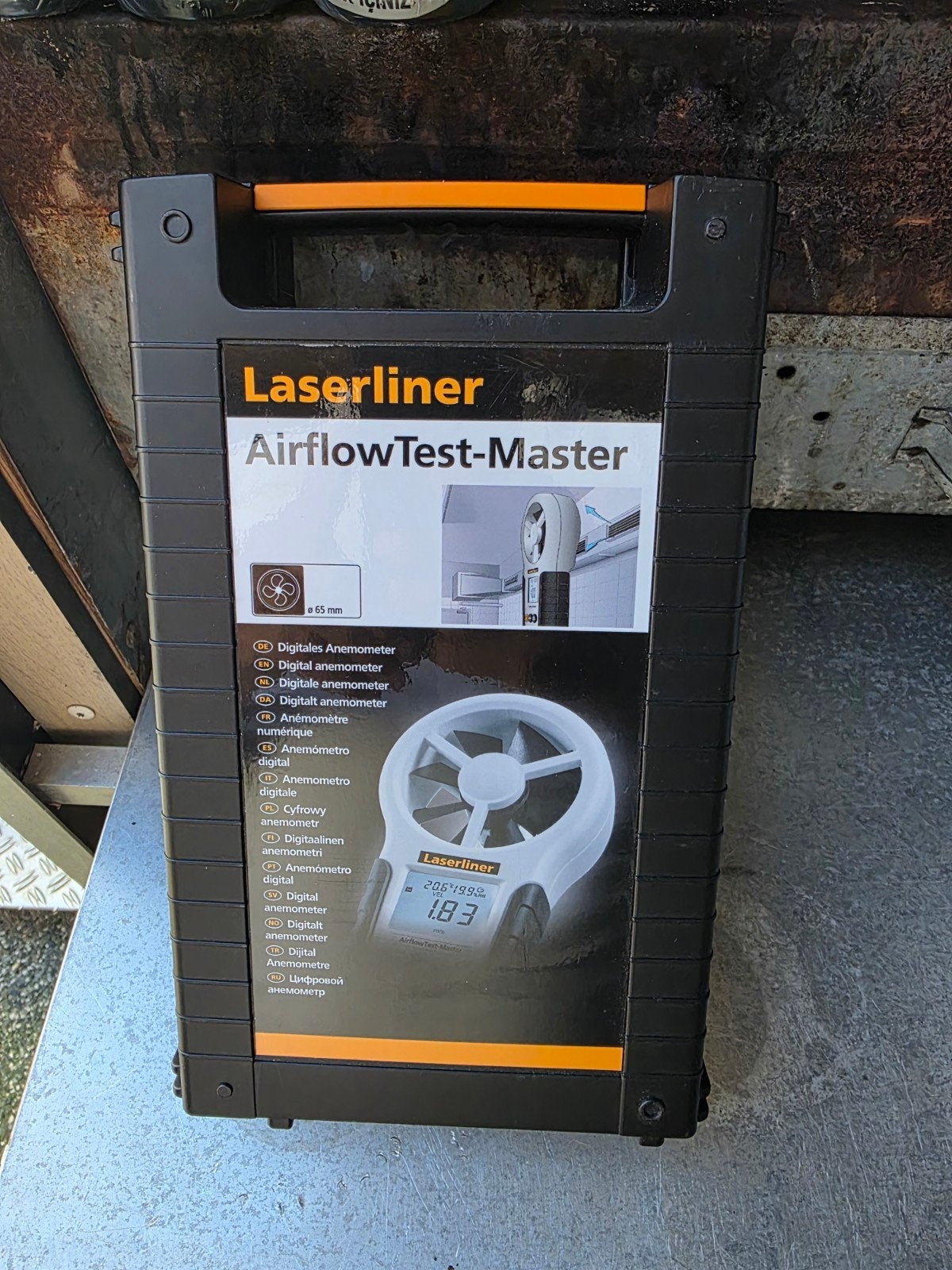 Laserliner AirflowTest-Master Luchtstroom Meter, Doe-het-zelf en Verbouw, Ophalen of Verzenden, Nieuw, Temperatuur