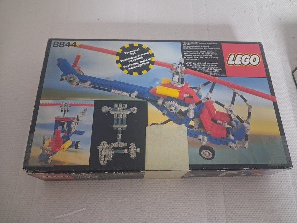 Lego Technic 8844 Helikopter - Compleet met doos en boekje, Compleet, Gebruikt, Lego, Ophalen of Verzenden